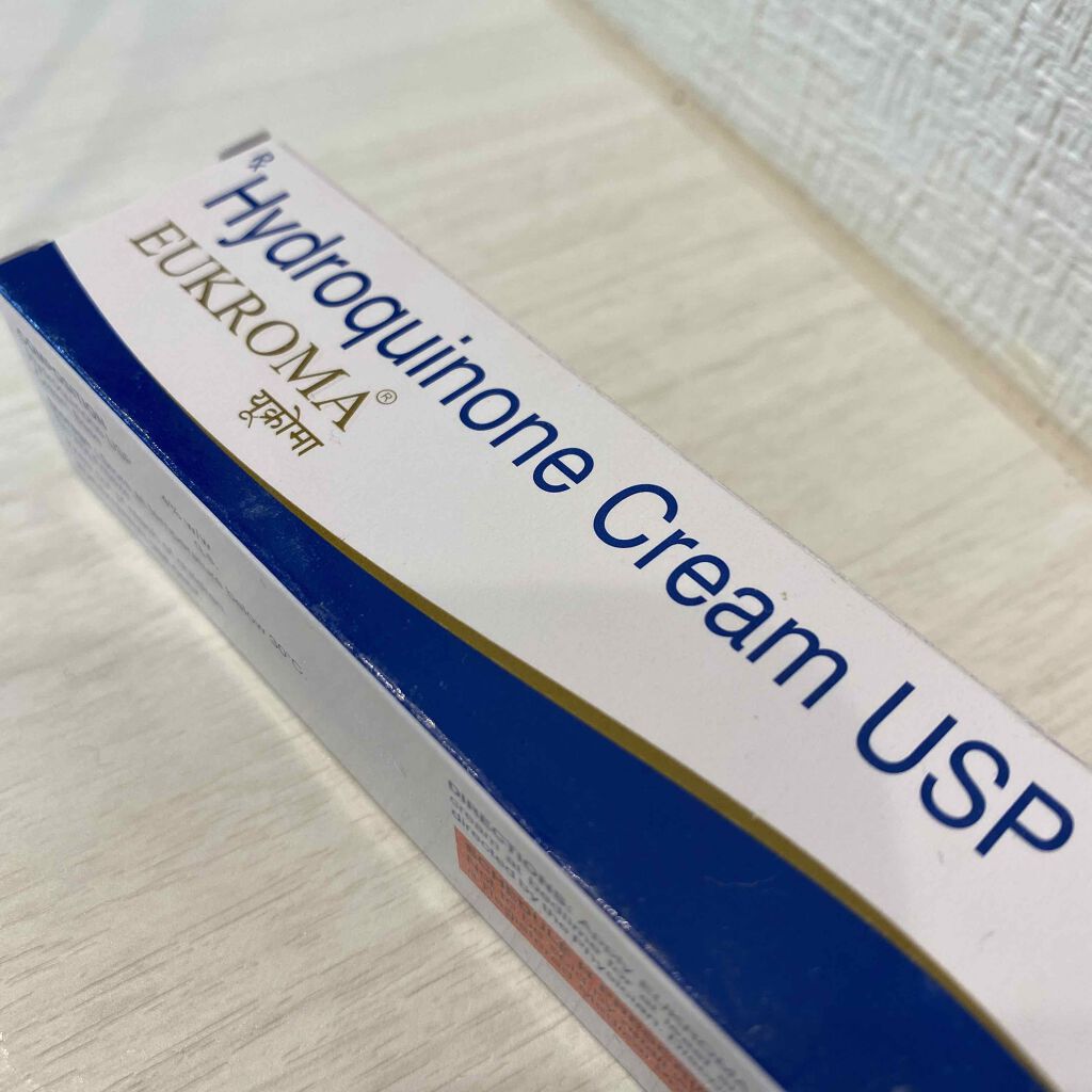 EUKROMA　ハイドロキノンクリーム4%　20g/EUKROMA/その他スキンケアを使ったクチコミ（1枚目）