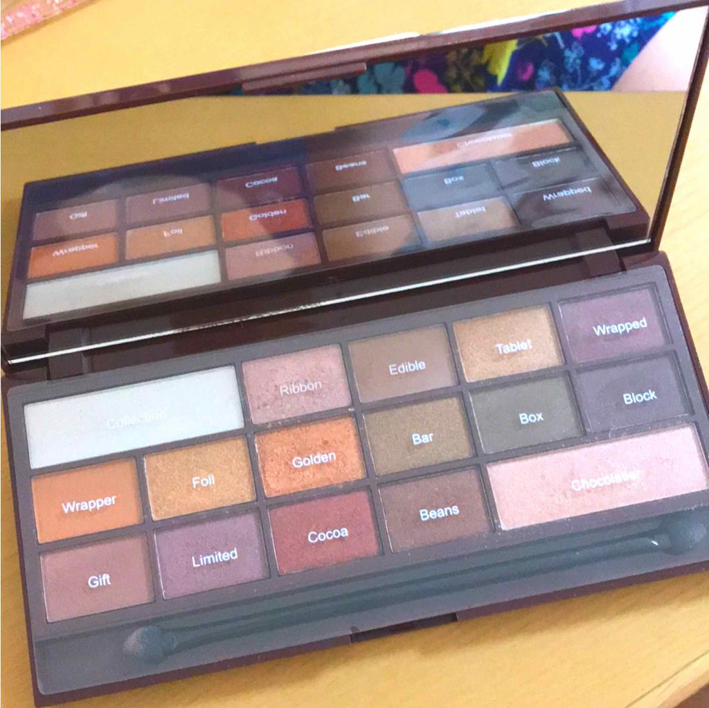 アイラブチョコレート/MAKEUP REVOLUTION/アイシャドウパレットを使ったクチコミ（1枚目）