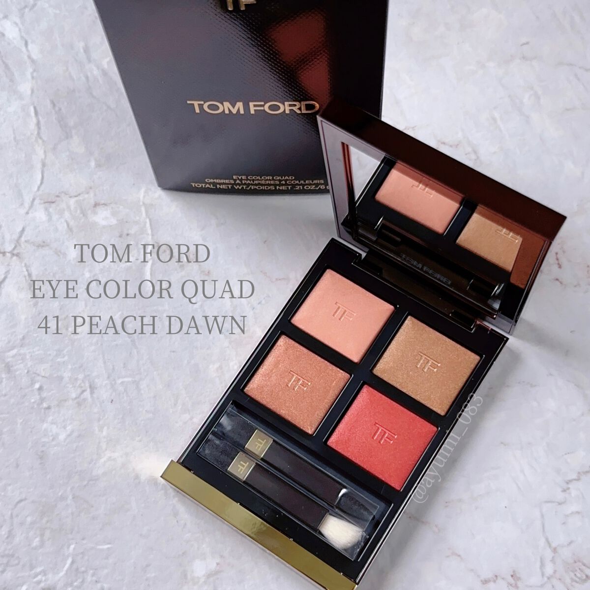アイ カラー クォード/TOM FORD BEAUTY/アイシャドウパレットを使ったクチコミ(2枚目)