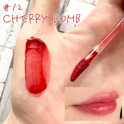 ジューシーラスティングティント/rom&nd/リップティントを使ったクチコミ(4枚目)