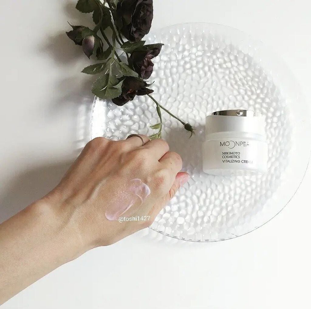 ムーンパール バイタライジングクリーム/ミキモト コスメティックス/フェイスクリームを使ったクチコミ(4枚目)