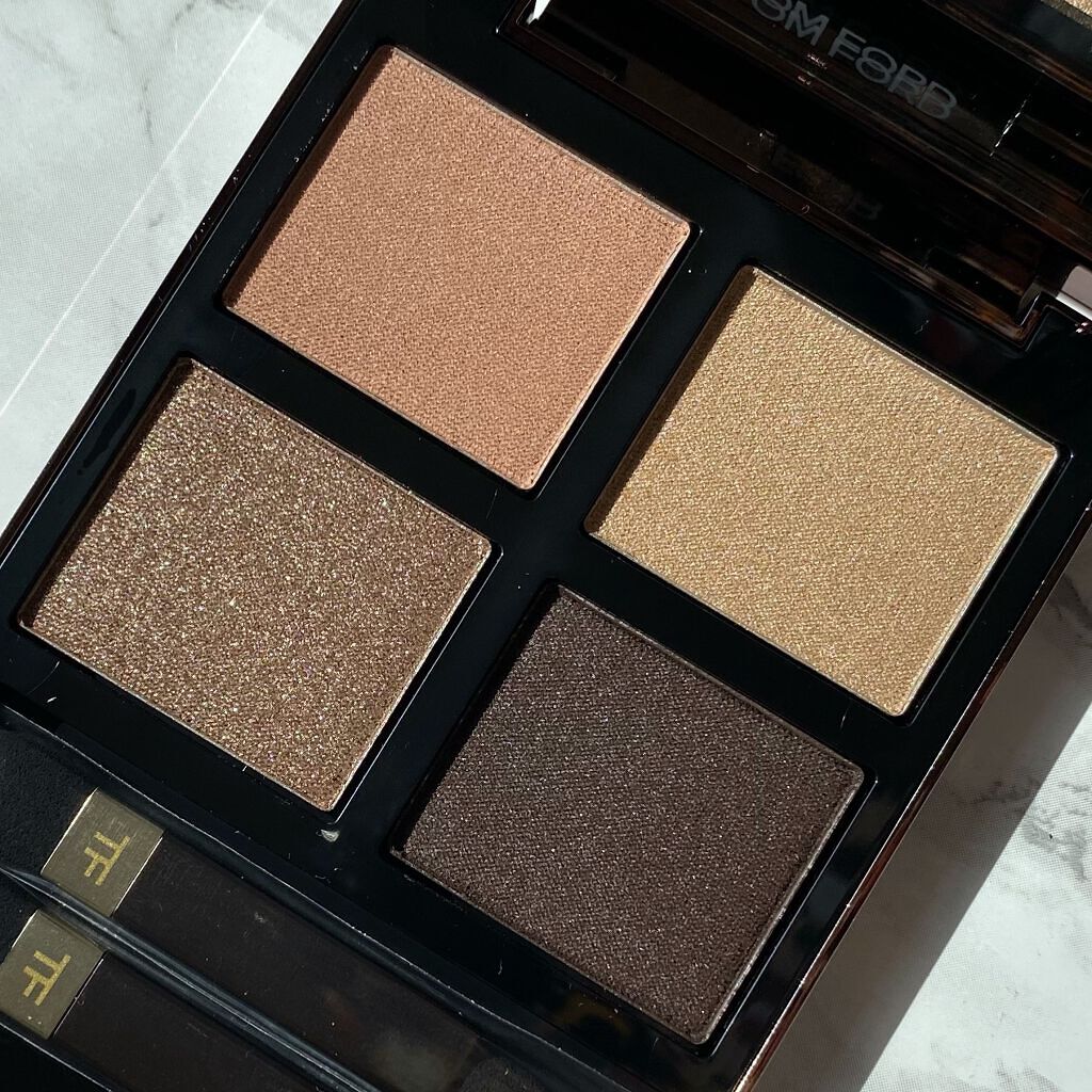 アイ カラー クォード C  35 ローズ トパーズ/TOM FORD BEAUTY/アイシャドウパレットを使ったクチコミ（2枚目）