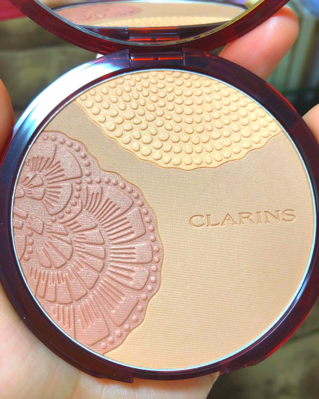 CLARINS ブロンズ コンパクトのクチコミ「購入品
★CLARINS
ブロンズコンパクト 02

限定の物だと思ったんですが、サイトを見て.....」（2枚目）