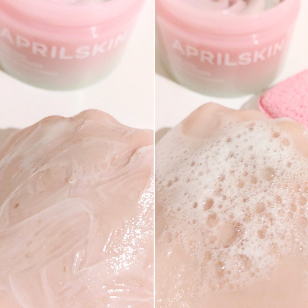 ピンクアロエメレンゲクレンザー/APRILSKIN/その他洗顔料を使ったクチコミ(6枚目)