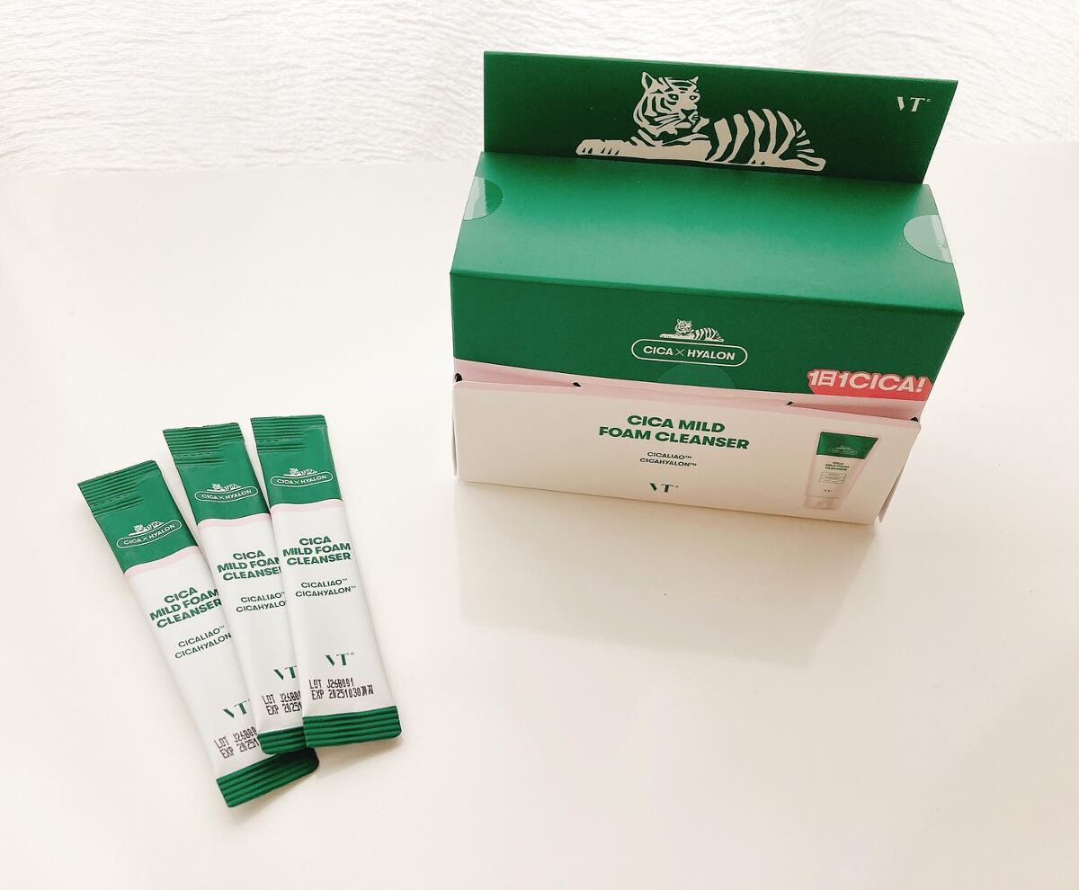 CICA マイルドフォームクレンザー/VT/洗顔フォームを使ったクチコミ(1枚目)