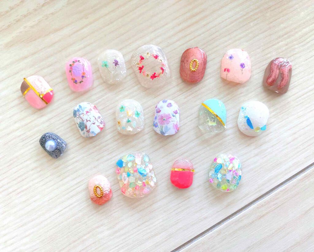 しずくネイルシール/キャンドゥ/ネイルシールを使ったクチコミ（3枚目）