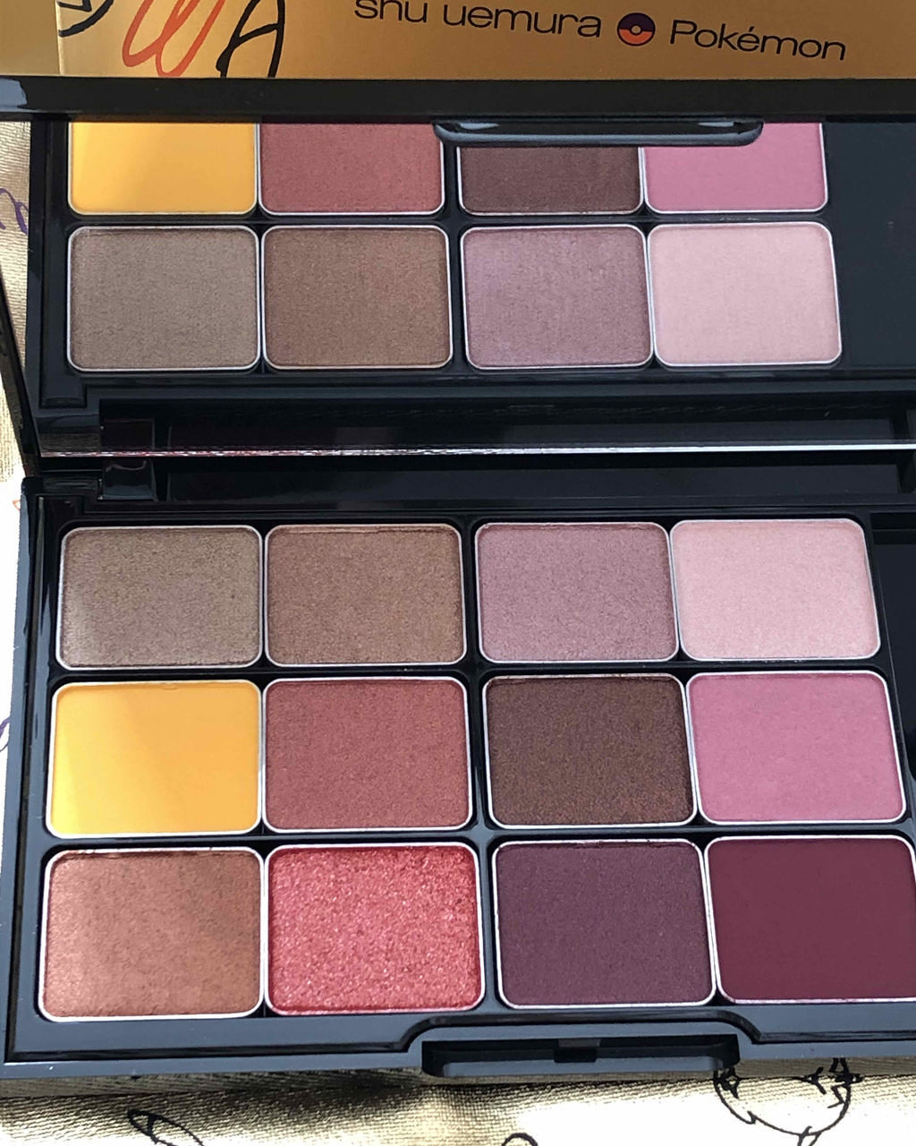 ピカシュウ アイ パレット‐サンダーショック/shu uemura/アイシャドウパレットを使ったクチコミ（3枚目）