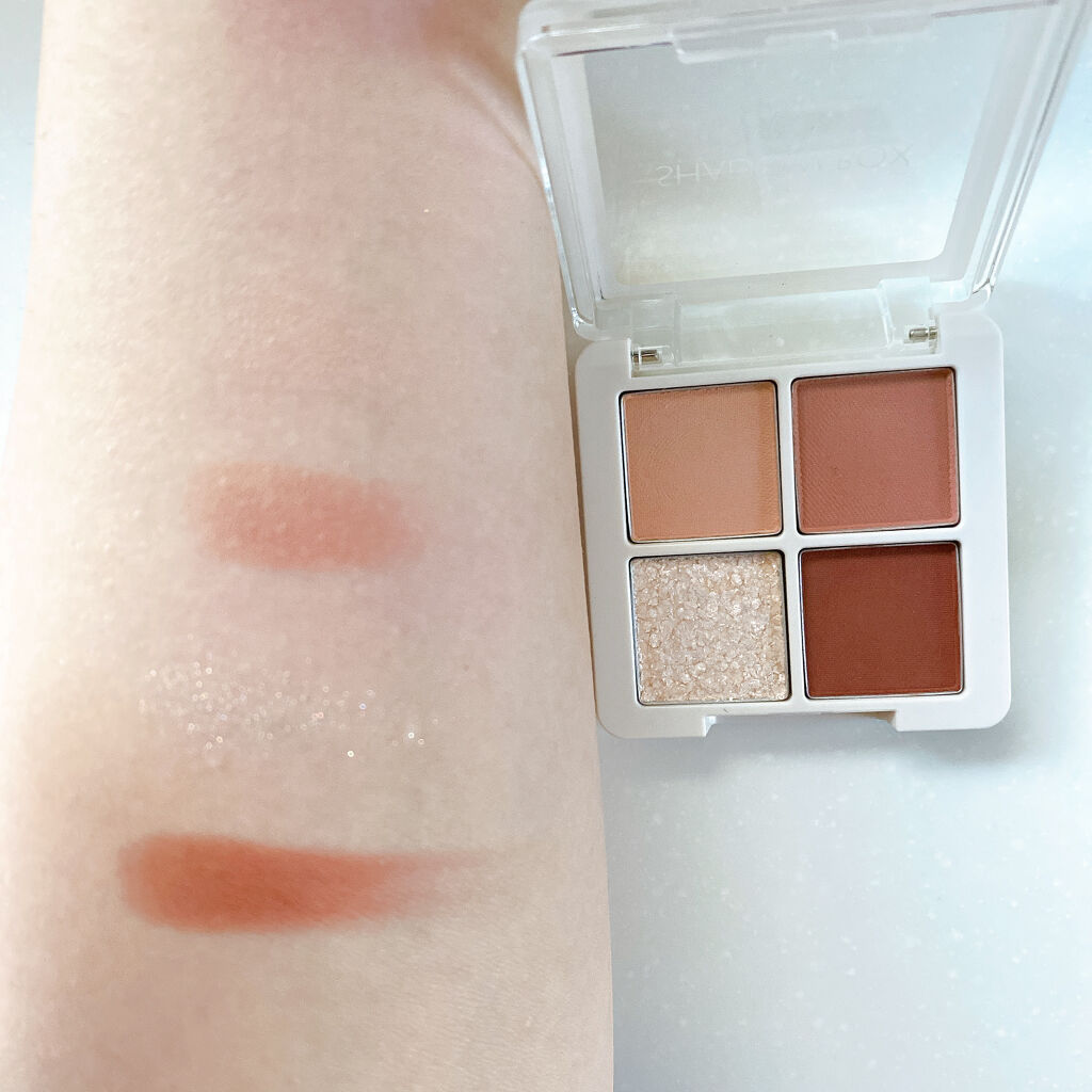 センムル シャドウ ボックス(1) 01　ロージエンディング/the SAEM/アイシャドウパレットを使ったクチコミ（3枚目）