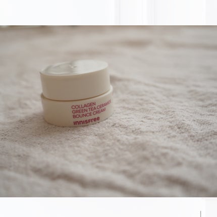 コラーゲン グリーンティー セラミド バウンス クリーム/innisfree/スキンケア・基礎化粧品を使ったクチコミ(2枚目)
