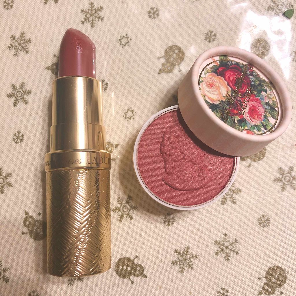 ミニ プレスト チークカラー/レ・メルヴェイユーズ ラデュレ/パウダーチークを使ったクチコミ（1枚目）