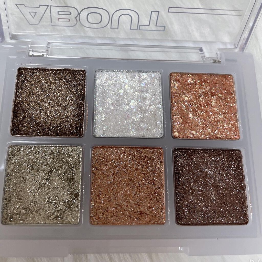 オーマイグリッターポップ/ABOUT TONE/アイシャドウパレットを使ったクチコミ（2枚目）