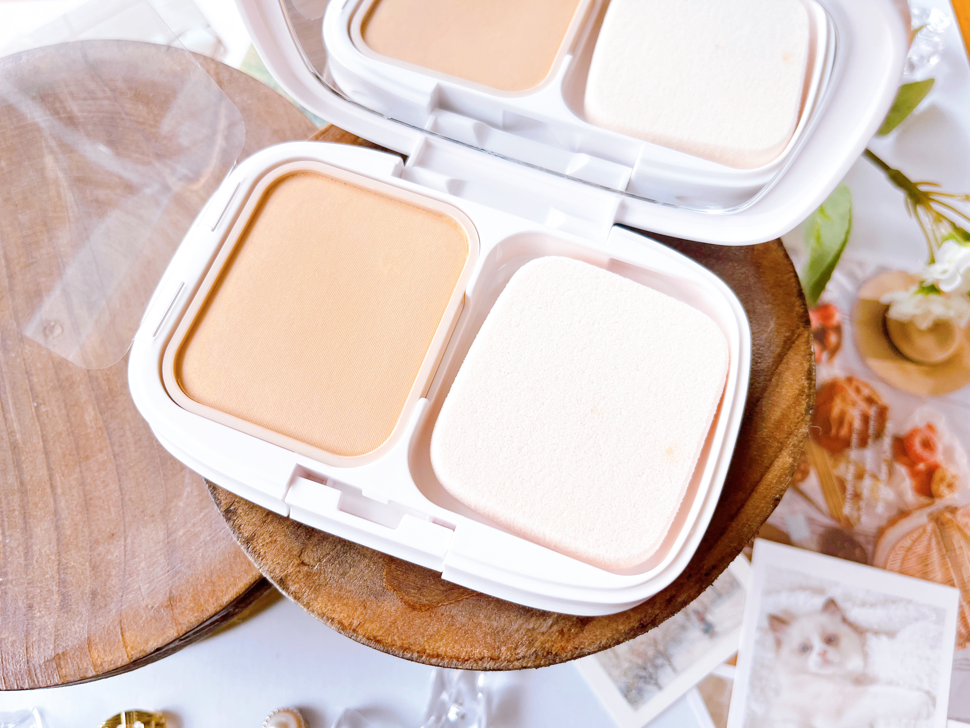 パウダーファンデーション/media luxe/パウダーファンデーションを使ったクチコミ（3枚目）