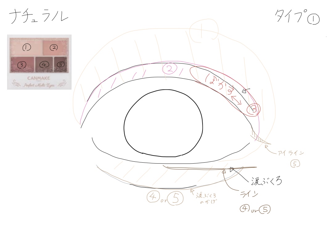パーフェクトマルチアイズ/キャンメイク/アイシャドウパレットを使ったクチコミ（2枚目）