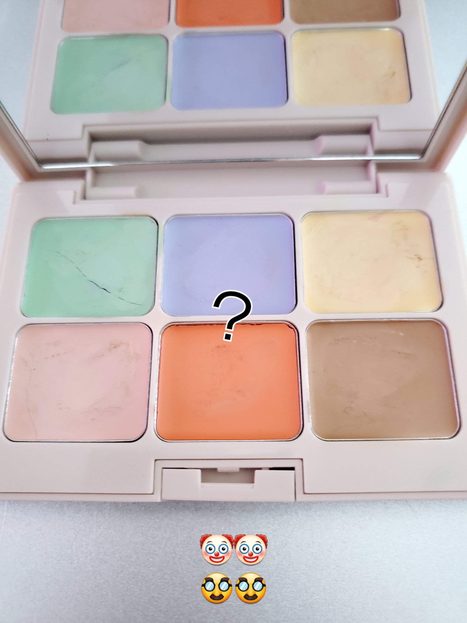 マルチフィックスコンシーラー＆カラーコレクター マカロン/SHEGLAM/パレットコンシーラーを使ったクチコミ（1枚目）