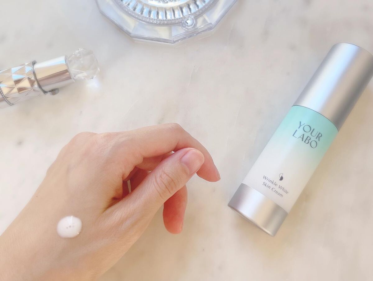 リンクルホワイト スキンクリーム/YOUR LABO /フェイスクリームを使ったクチコミ（2枚目）