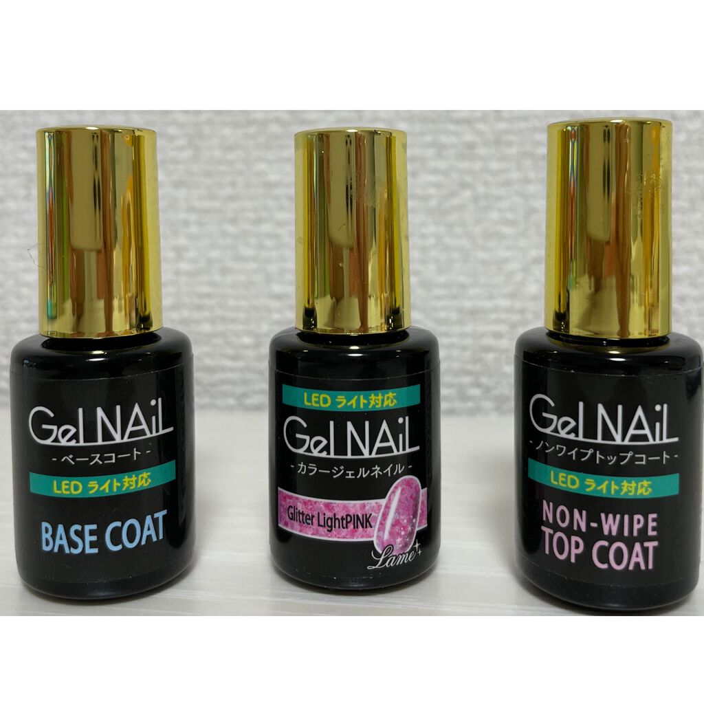 ジェルネイル(ライト対応)/セリア/ジェルネイルを使ったクチコミ(4枚目)