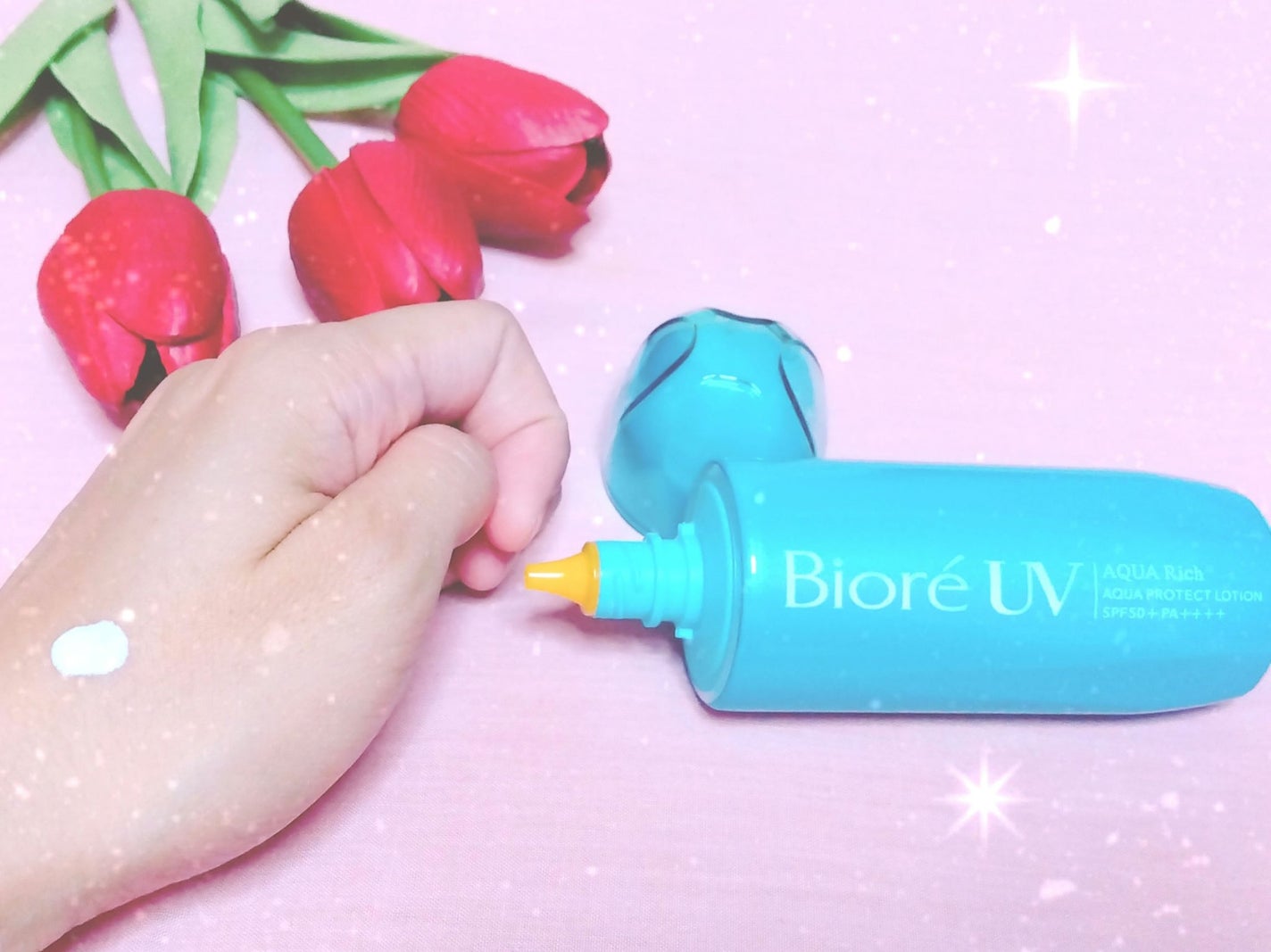 ビオレUV アクアリッチ アクアプロテクトローション(水層パック)/ビオレ/日焼け止めローションを使ったクチコミ(3枚目)