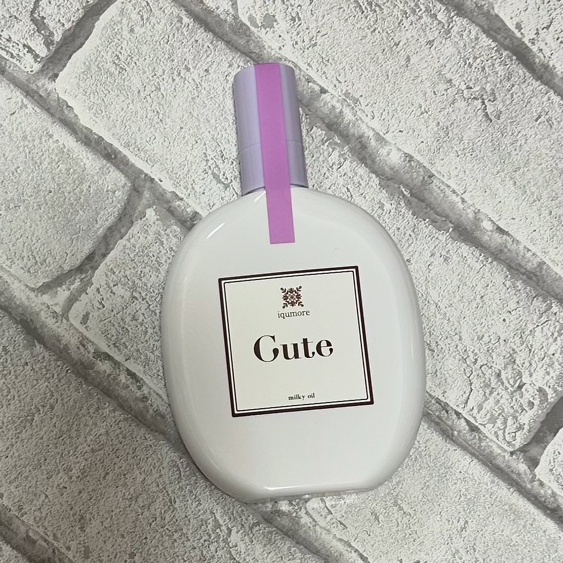 イクモアキュートミルキィオイル/iqumore/ヘアオイルを使ったクチコミ（3枚目）