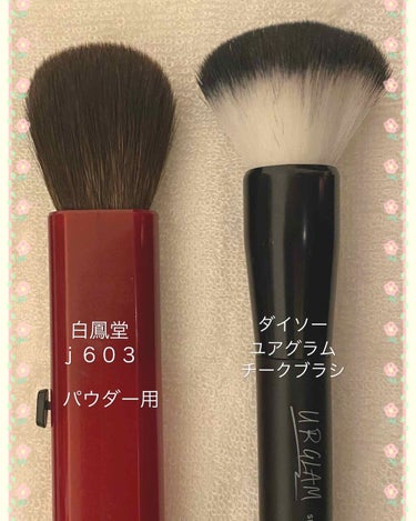 UR GLAM　CHEEK BRUSH/U R GLAM/メイクブラシを使ったクチコミ（3枚目）