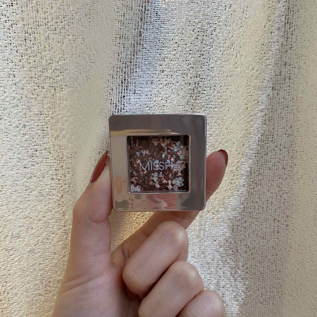 グリッタープリズム シャドウ/MISSHA/グリッターを使ったクチコミ（1枚目）
