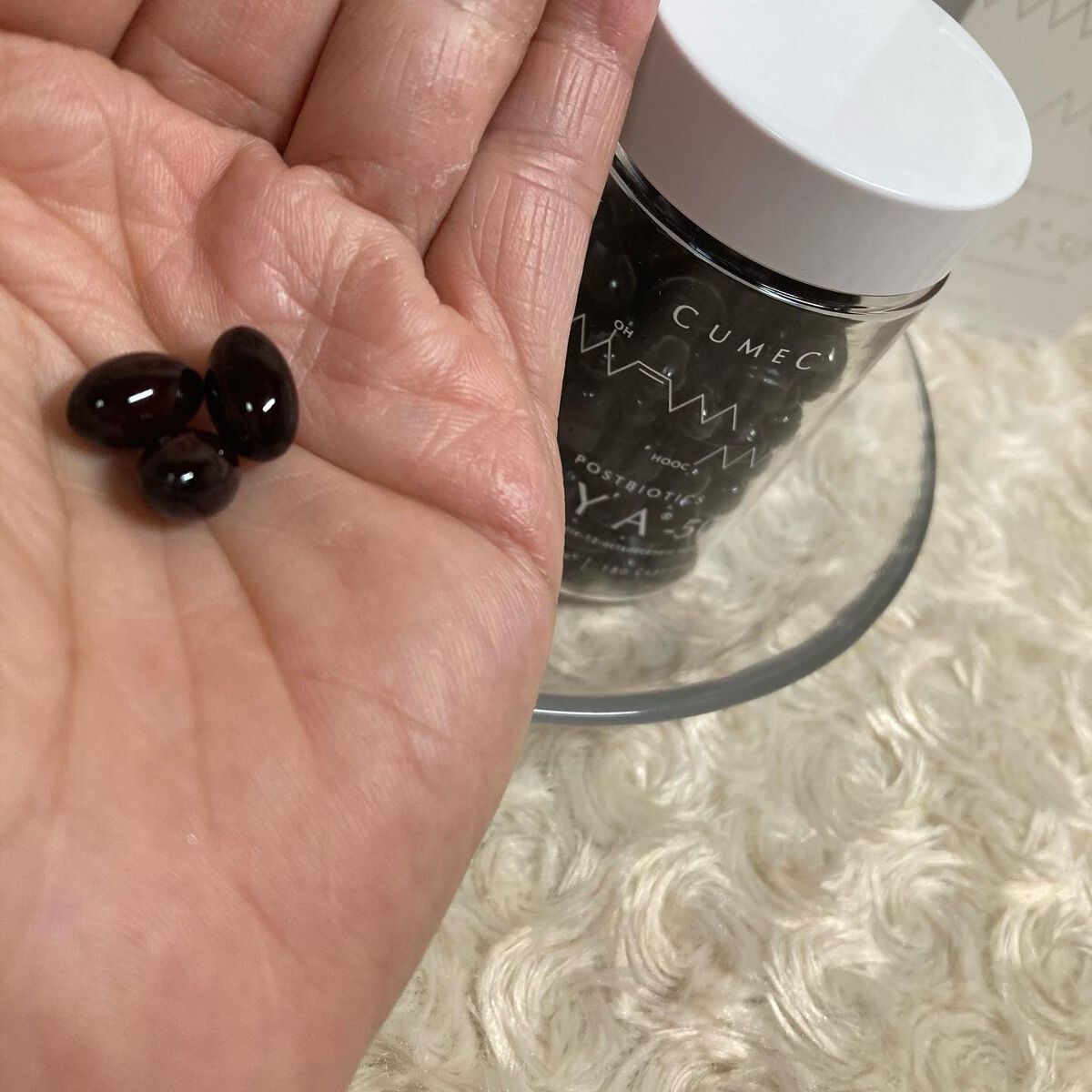 ちゃんぶぅ 投稿ある方フォロバします💕 on LIPS 「CUME(キュメック)HYA-50インナービューティーサプリ1..」(2枚目)