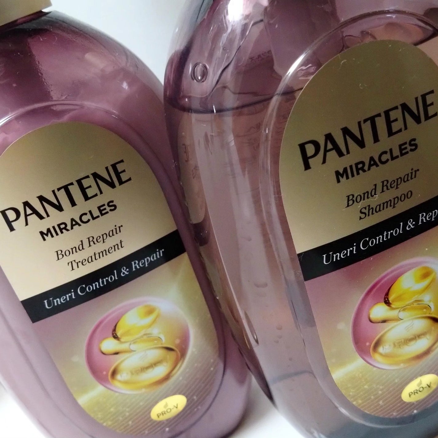 ミラクルズ うねりコントロール&リペア ボンドリペア シャンプー/トリートメント/パンテーン/市販シャンプーを使ったクチコミ(2枚目)