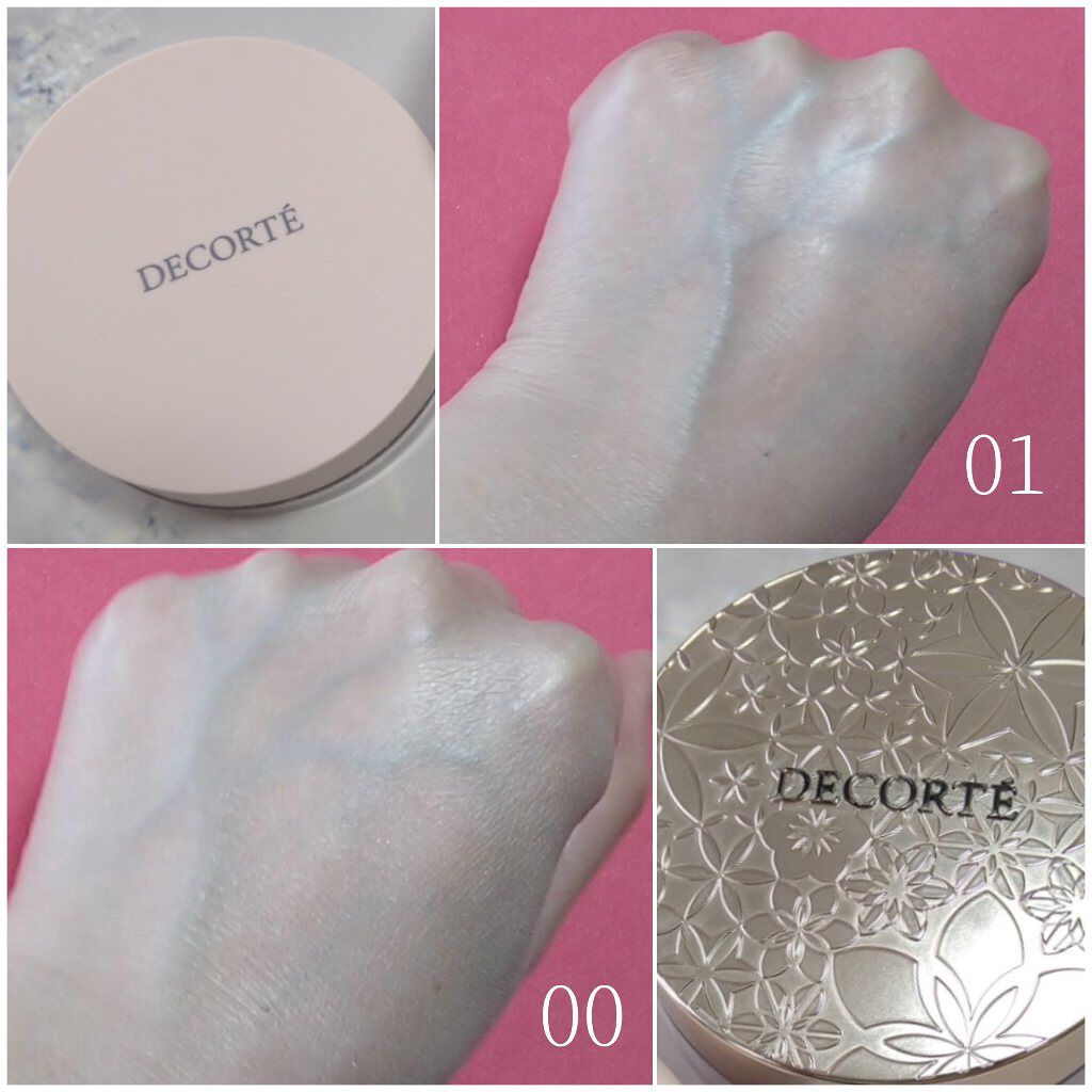 フェイスパウダー 01 blissful lavender/DECORTÉ/ルースパウダーを使ったクチコミ（3枚目）