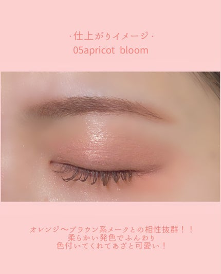 ジルスチュアート ブルームニュアンスブロウパレット 05 apricot bloom/JILL STUART/パウダーアイブロウの画像