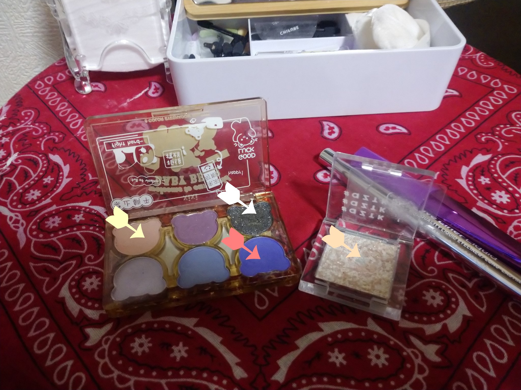 シングルアイシャドウ/aZTK/単色アイシャドウを使ったクチコミ（1枚目）