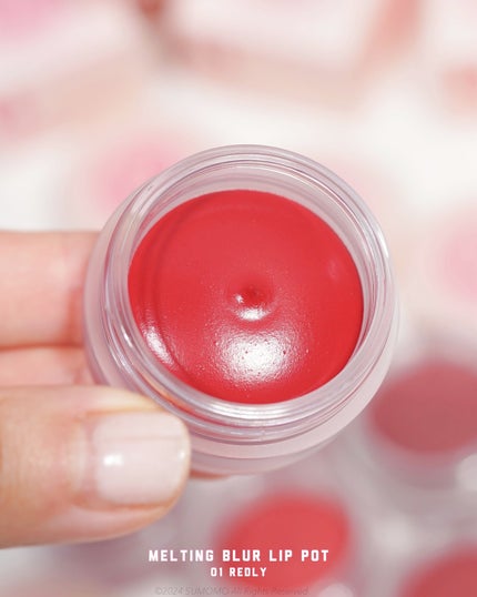 メルティングブラーリップポット/HOLIKA HOLIKA/口紅を使ったクチコミ(8枚目)