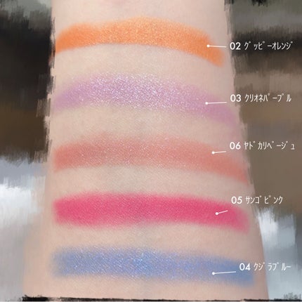 アクアシャインミニシャドウ/コフレドール/スティックアイシャドウを使ったクチコミ(3枚目)