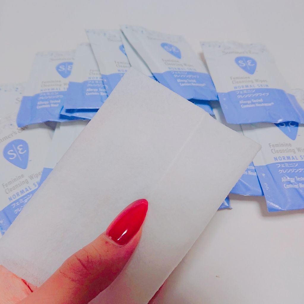 フェミニンクレンジングワイプ ノーマルスキン/Summer's Eve(サマーズイブ)/デリケートゾーンケアを使ったクチコミ(2枚目)