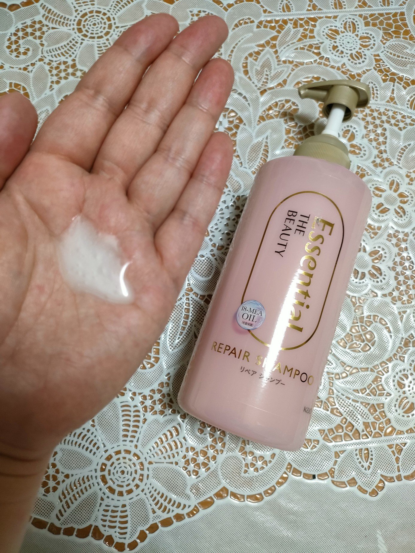 ザビューティ リペアシャンプー・コンディショナー/エッセンシャル/市販シャンプーを使ったクチコミ（2枚目）