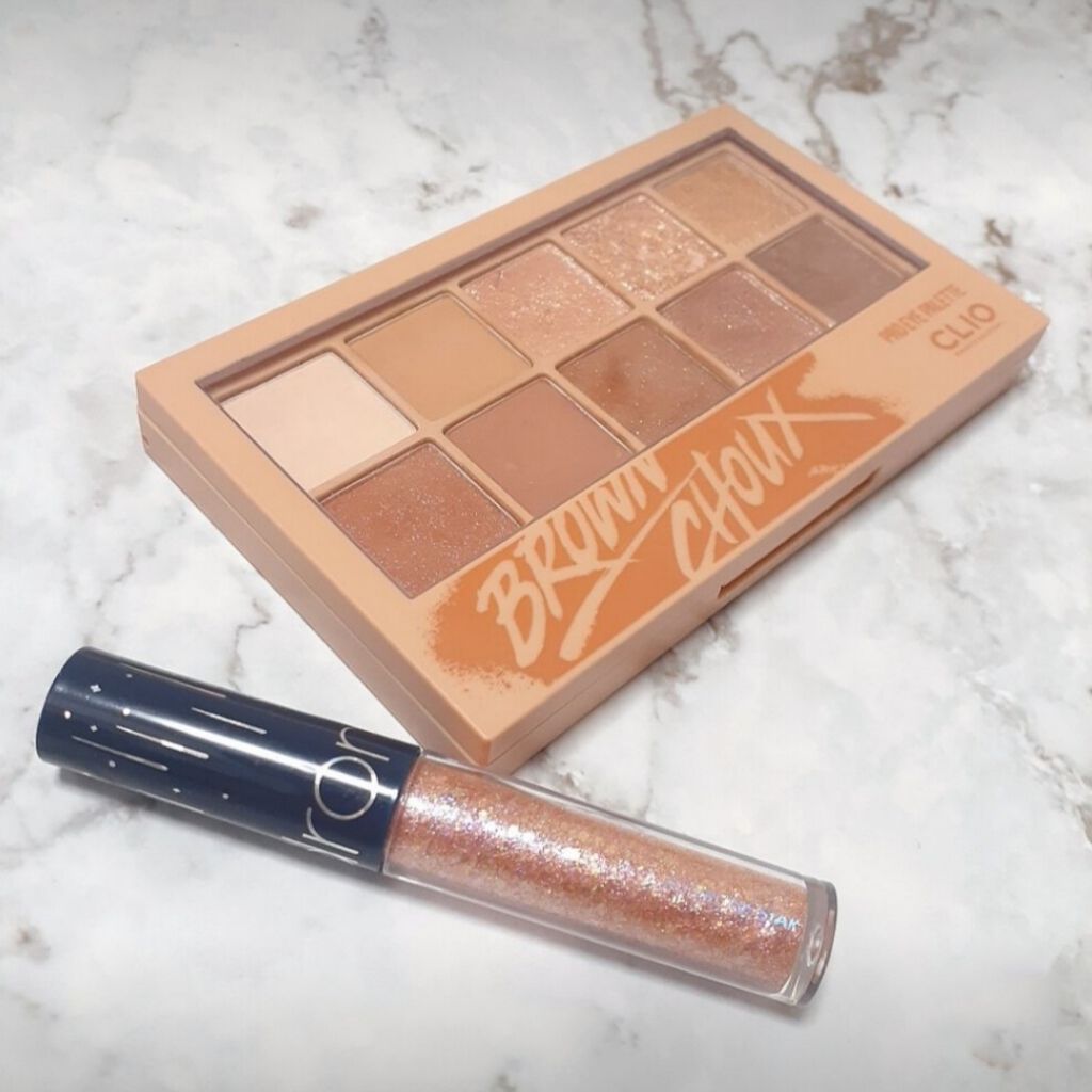 リキッド グリッター シャドウ/rom&nd/グリッターを使ったクチコミ（3枚目）