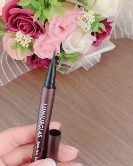 スキルレスライナー/LUMIURGLAS/リキッドアイライナーを使ったクチコミ(5枚目)