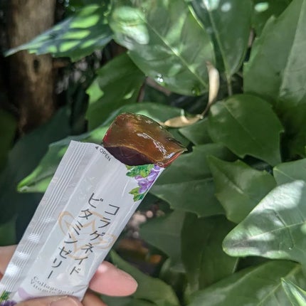 コラゲネイド ビタミンゼリー グレープ味/新田ゼラチンダイレクト/ゼリー飲料を使ったクチコミ(6枚目)