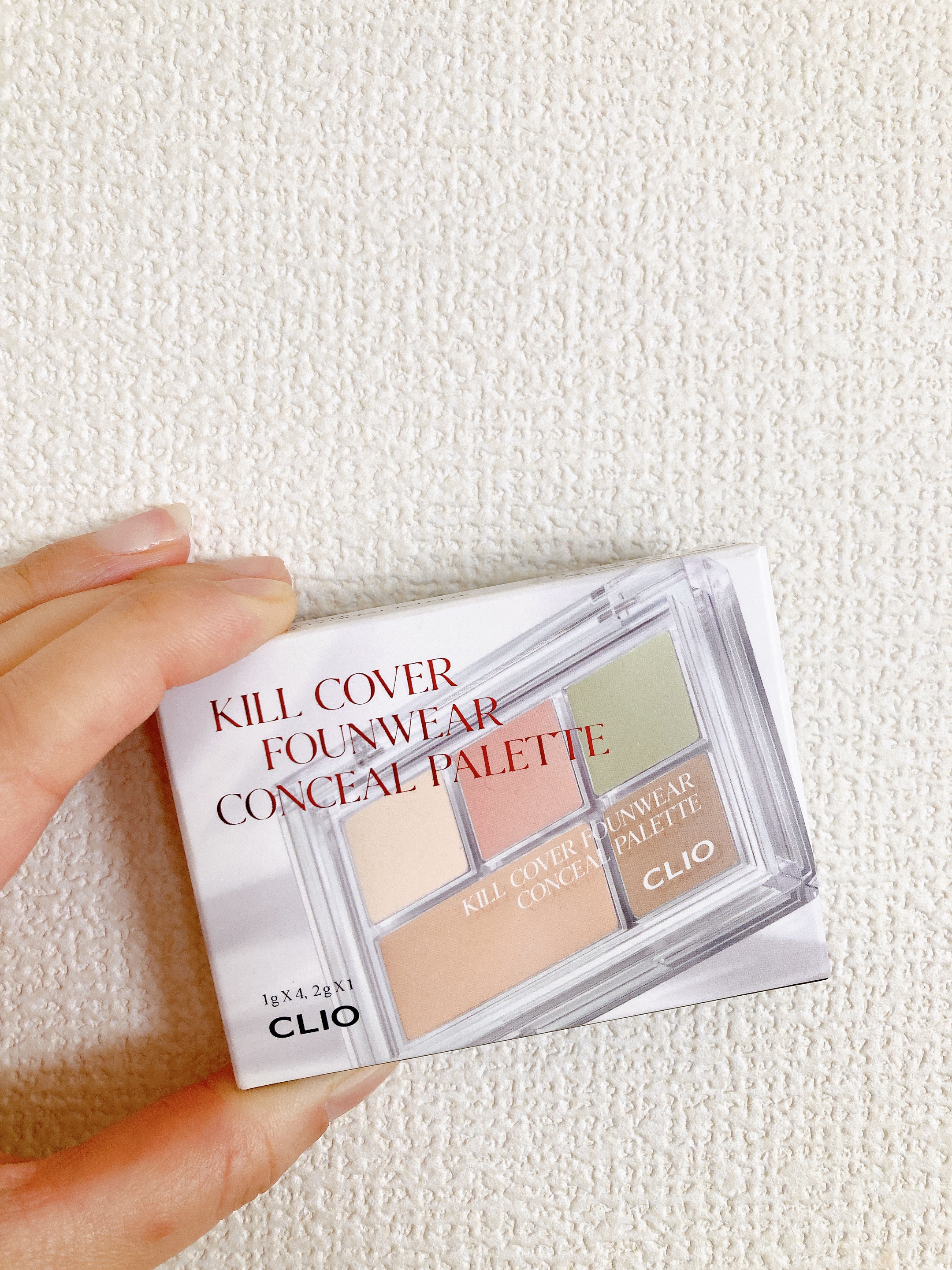 キル カバー ファンウェア コンシール パレット 02 DELIGHT/CLIO/パレットコンシーラーを使ったクチコミ（2枚目）