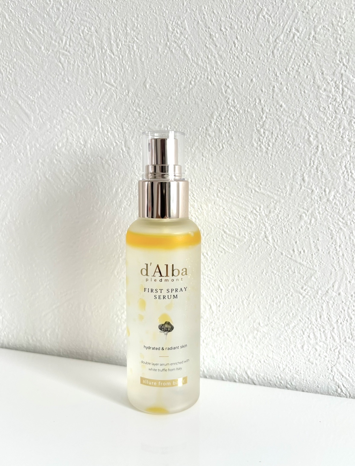 ダルバ ホワイトトリュフファーストスプレーセラム/ダルバ/ミスト状化粧水を使ったクチコミ（3枚目）