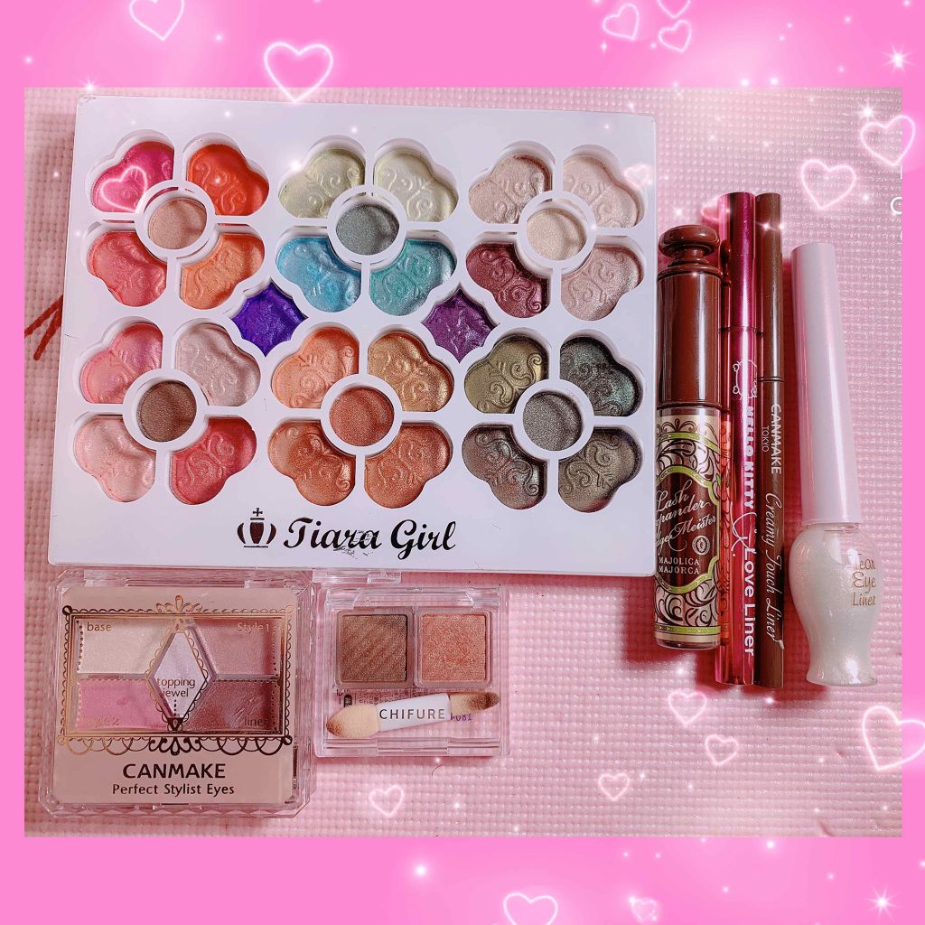 みみᕱ⑅︎ᕱ" on LIPS 「いわち担用メイク🌸①1番をアイホール全体と下まぶた2分の1に塗..」(2枚目)