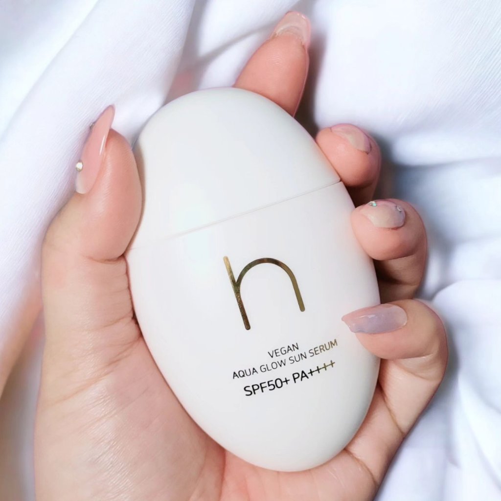 ヴィーガンアクアグロウサンセラム/HAMEL/日焼け止めローションを使ったクチコミ（3枚目）