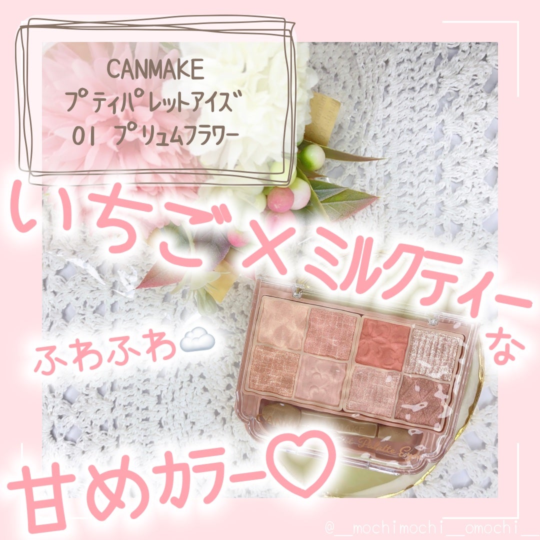 プティパレットアイズ/キャンメイク/パウダーアイシャドウを使ったクチコミ(1枚目)