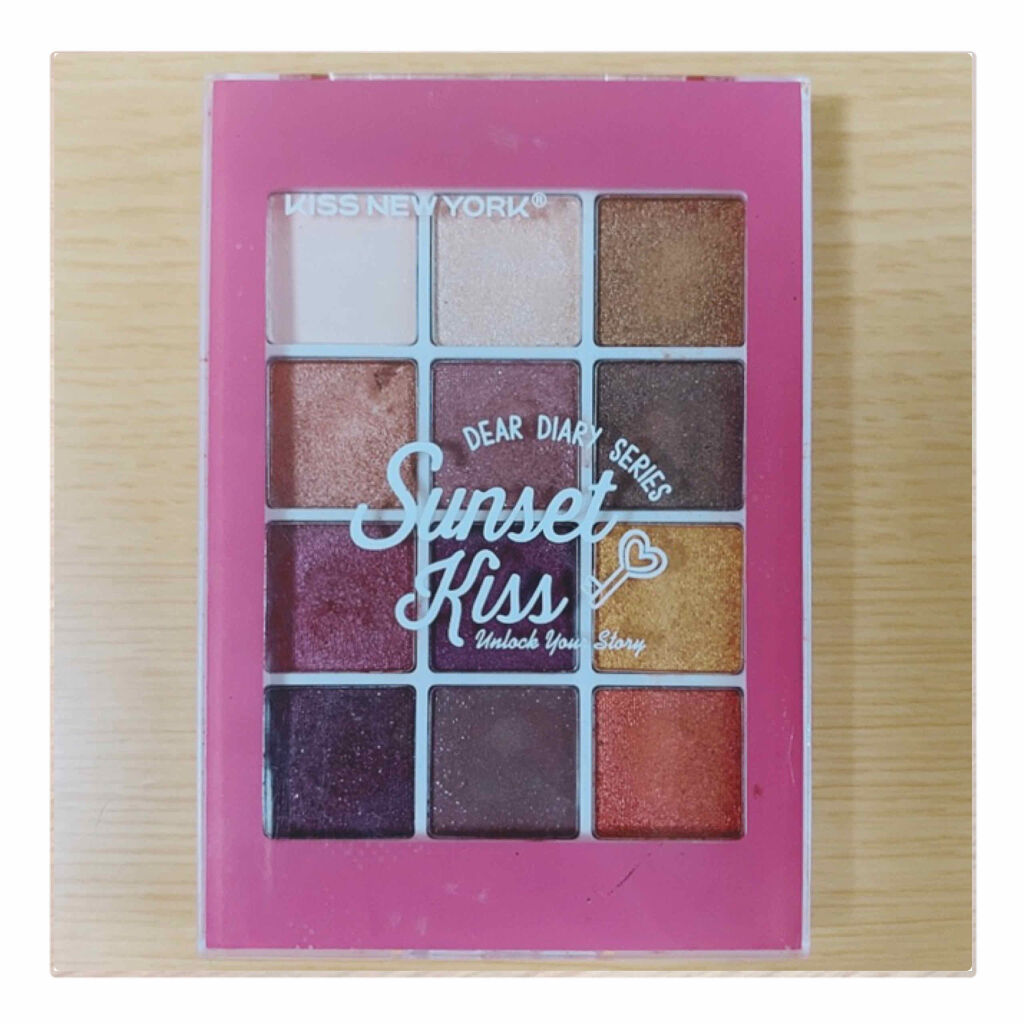 ディアダイアリー・サンセットキス/KISS NEW YORK/アイシャドウパレットを使ったクチコミ（2枚目）