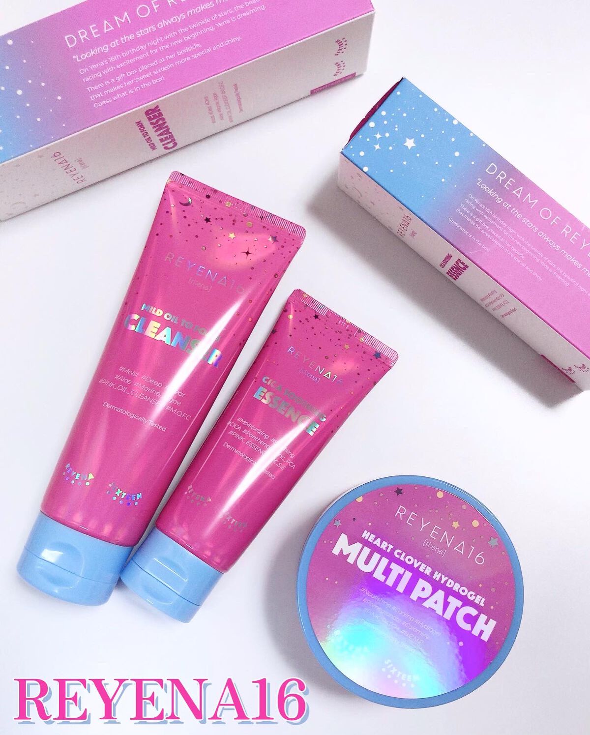 ハートクローバーハイドロゲルマルチパッチ/REYENA16/シートマスク・パックを使ったクチコミ（1枚目）