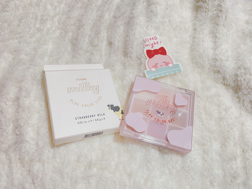 プレイカラーアイズ ≪ミルキーコレクション≫/ETUDE/アイシャドウパレットを使ったクチコミ（1枚目）