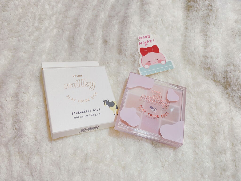 プレイカラーアイズ ≪ミルキーコレクション≫/ETUDE/アイシャドウパレットを使ったクチコミ(1枚目)