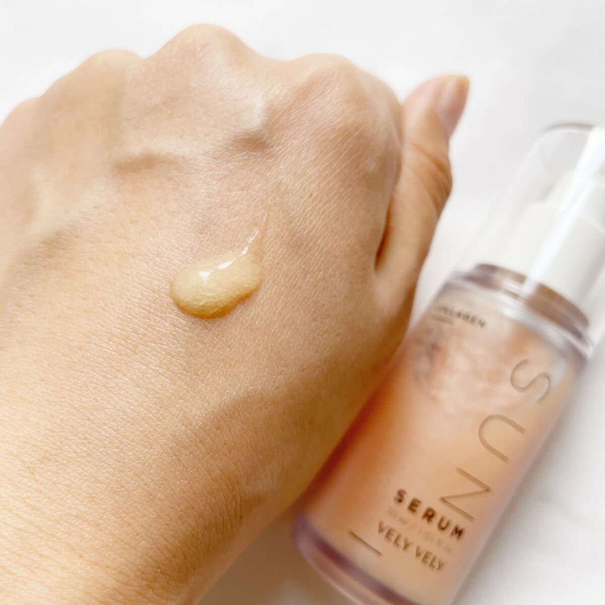 ハリケアコラーゲンサンセラム/VELY VELY/日焼け止めジェルを使ったクチコミ(3枚目)