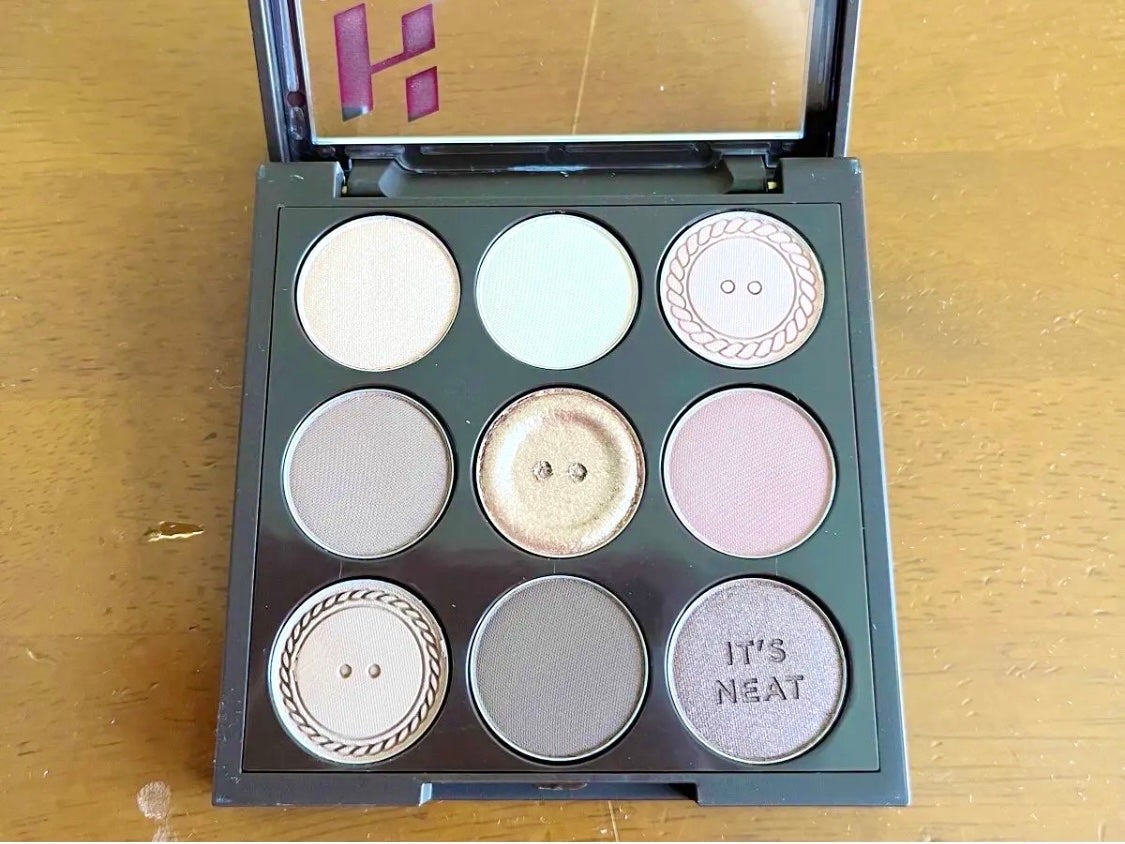 マイフェイブムードアイパレット 9カラー/HOLIKA HOLIKA/アイシャドウパレットを使ったクチコミ(4枚目)