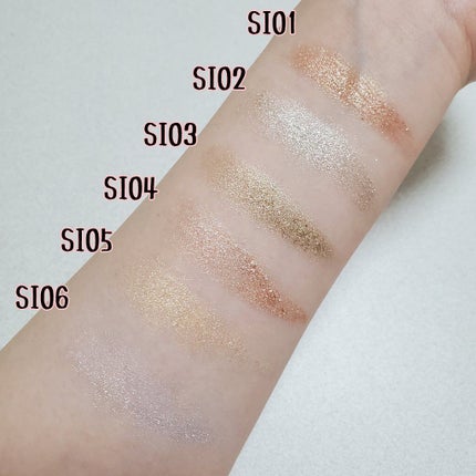 シャイニーシャドウ N/excel/単色アイシャドウを使ったクチコミ(7枚目)