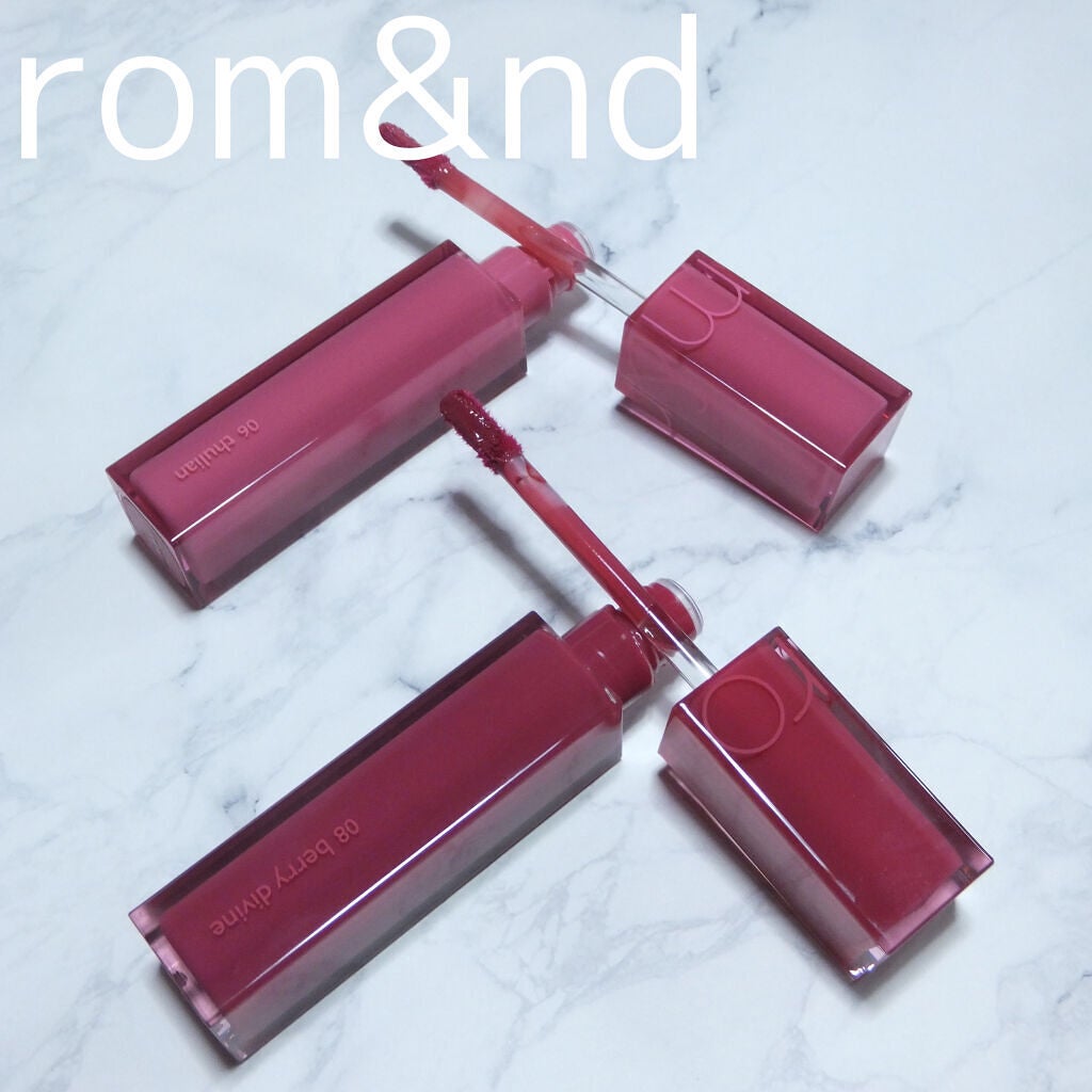 デュイフルウォーターティント/rom&nd/リップティントを使ったクチコミ(2枚目)