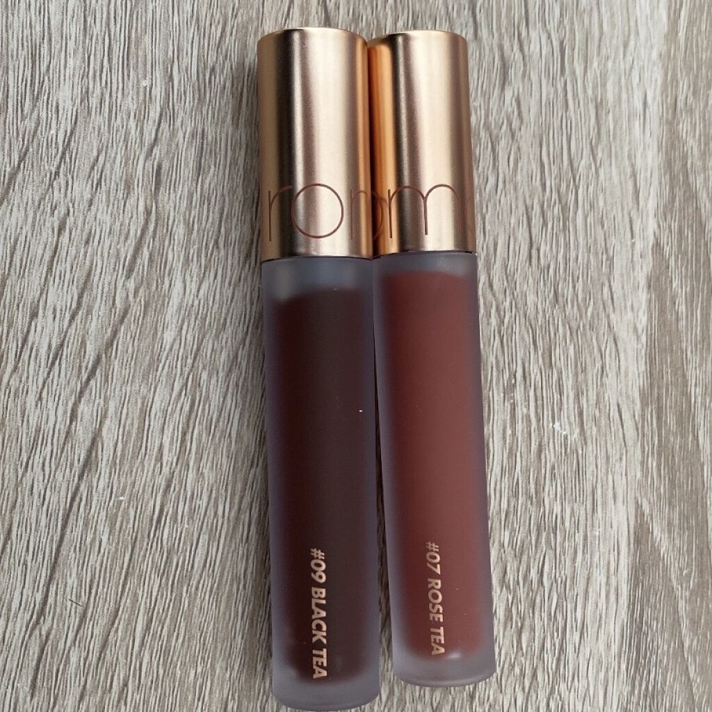 ミルクティーベルベットティント/rom&nd/リップティントを使ったクチコミ（3枚目）